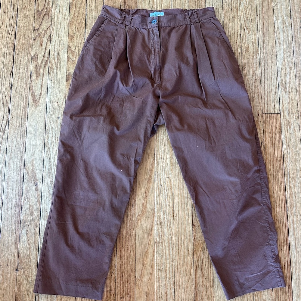 Wray pleated fielding trousers